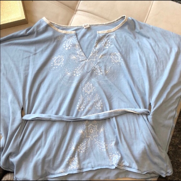 Free People Kimono Tie Blouse - Picture 2 of 4